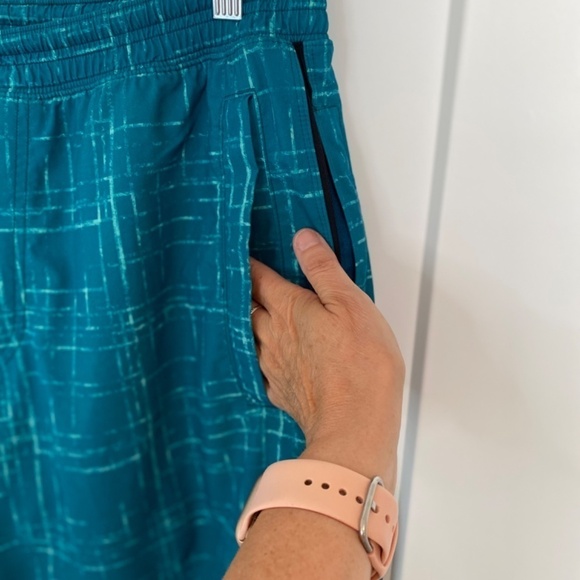 LULULEMON Lined Shorts/Swim Trunks Size XXL Teal Blue - Picture 3 of 8